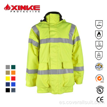 chaquetas de seguridad reflectantes ignífugas